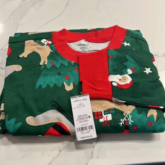 Carter’s Adult Christmas Pajamas Set 100% Cotton (NWT) - Picture 3 of 5